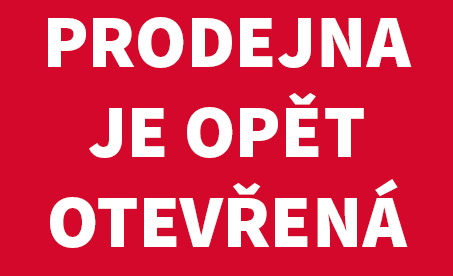 Prodejna je opět otevřená