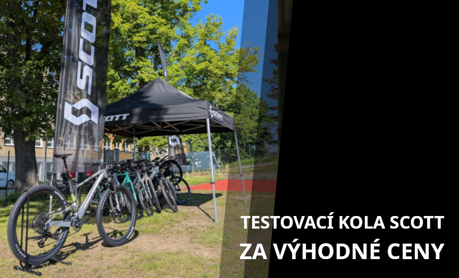 Výprodej testovacích kol Scott