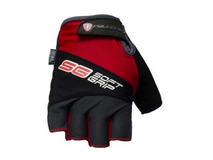 Cyklo rukavice POLEDNIK SOFT GRIP new červené