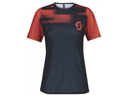 Dámský cyklistický dres SCOTT Trail Vertic Pro blue/red