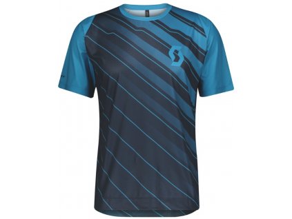 Pánský cyklistický dres SCOTT Trail Vertic blue/atlantic blue