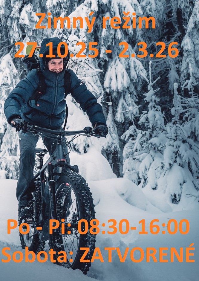 Predajňa v zimnom režime