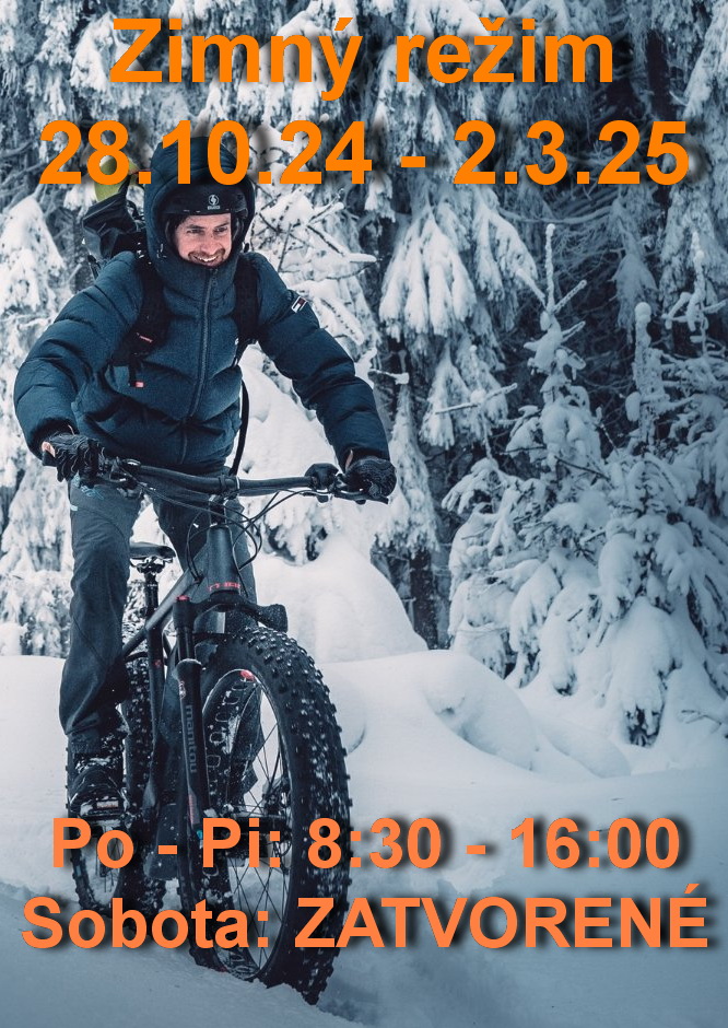 Predajňa v zimnom režime