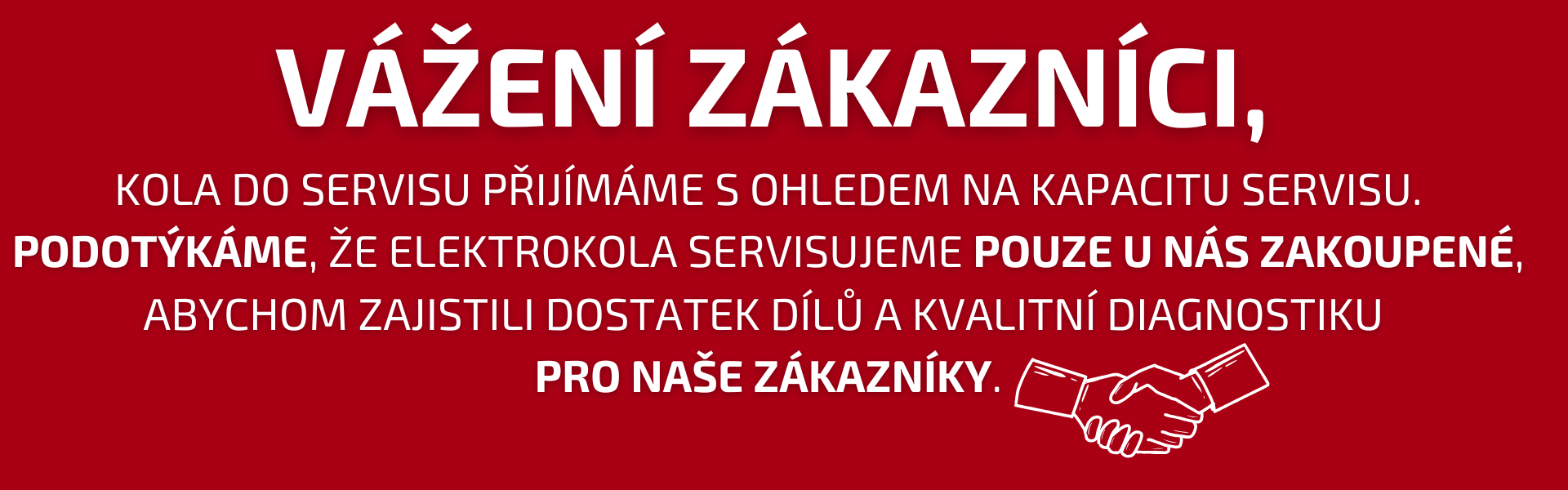 omezení sevisu s ohledem na kapacitu