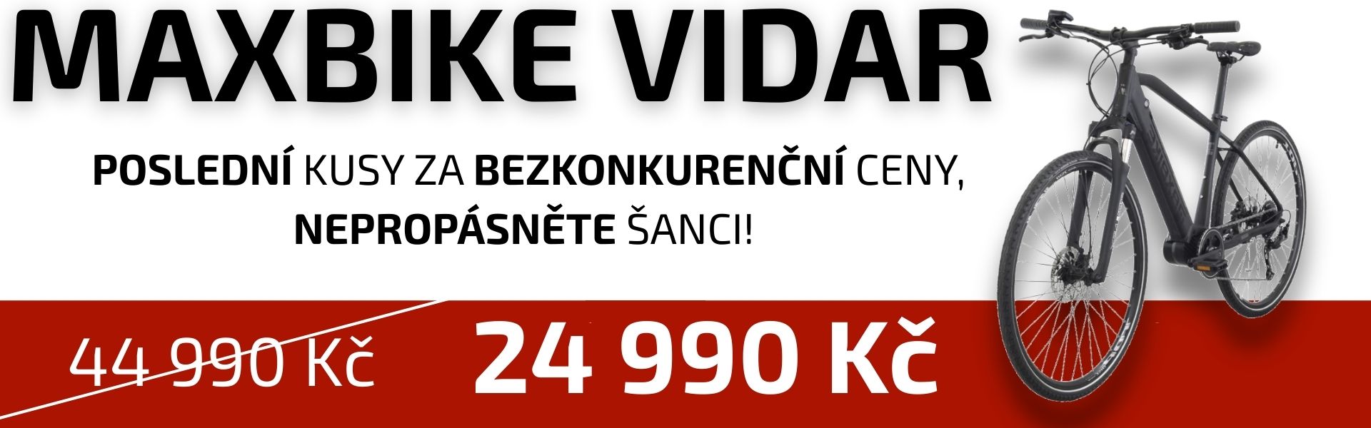 Výprodej elektrokol Maxbike Vidar