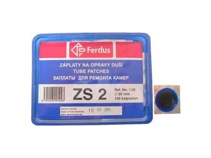 záplaty Ferdus ZS 2 (balení 100ks)