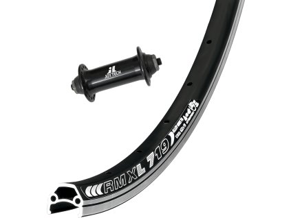 kolo přední 28" RMX 719 černý ráfek 36děr náboj Joytech rú