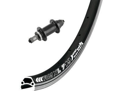 kolo zadní 28" RMX 719 černý ráfek 36děr náboj Joytech rú