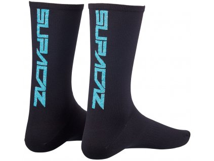 ponožky Supacaz Straight Up černo-modré vel. L-XL