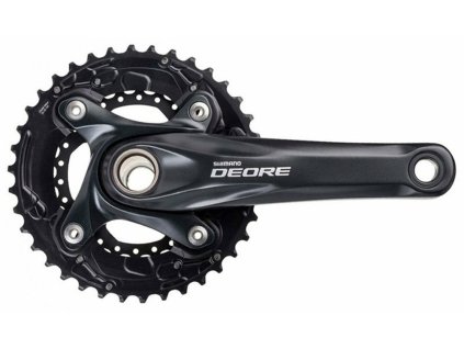 kliky SHIMANO Deore FC-M617 175mm 38-24 zubů, 10 speed, HOLLOWTECH II, Dynasis, bez střed.pouzdra