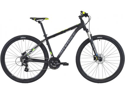 Horské kolo Maxbike Taal 29" černý mat zelená shimano