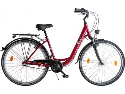 Městské kolo BBF Collection Line dámské 3rychl 28" červené