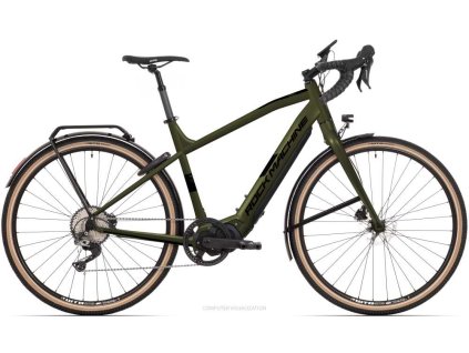ROCK MACHINE Gravelride e500 Touring/Matte Khaki/Black