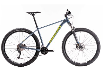 Horské kolo ROZZO BASE 80 29" 2025 - ocelově modrá/fosf (Velikost rámu 17")