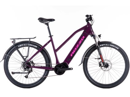 Horské elektrokolo ROZZO CORAL 780 27.5" 2025 - lesklá vínová (Velikost rámu 18")