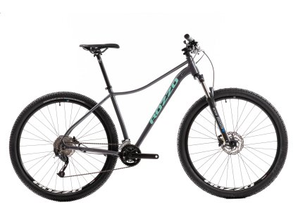 Horské kolo ROZZO ROSE 80 29" 2025 - šedostříbrná/mentolová (Velikost rámu 17")