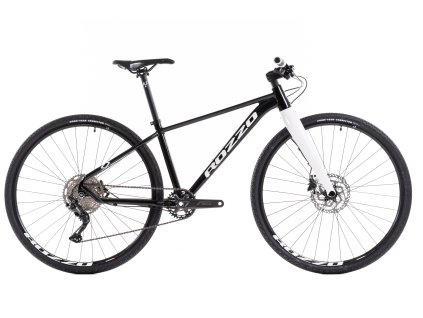 Trekkingové kolo ROZZO SWIFT 28" 2025 - černá/bílá (Velikost rámu 15")
