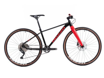 Trekkingové kolo ROZZO SWIFT 28" 2025 - černá/červená (Velikost rámu 15")