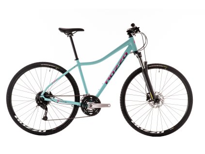 Trekkingové kolo ROZZO TRIP 80 28" 2026 - mint/růžová (Velikost rámu 18")