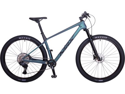 MRX FIBULA 29" - carbon DEORE 1x11 disc 12x148mm, raw chameleon modrý