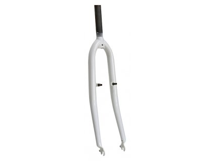 vidlice 28" 1 1/8"-255, 480mm Fe bílá V-brake