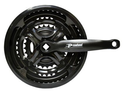 kliky PROWHEEL MY-S841 Fe 48-38-28 170mm kryt čer.