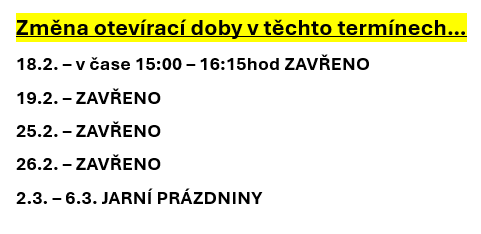 Dynamická otevírací doba