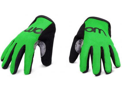 woom GLOVES 4 front green 1024x kopie