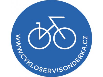 Cyklo Onderka logo kruh modre