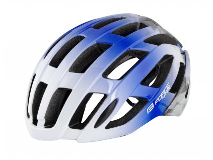 přilba FORCE HAWK, bílo-modrá