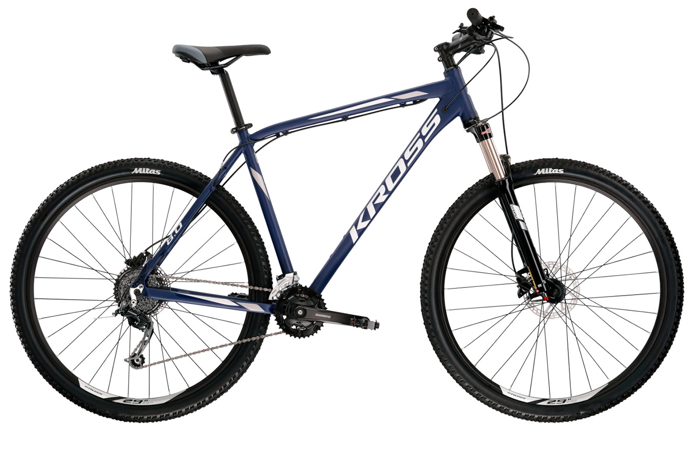 horská;xc Kross Hexagon 8.0 barva_navy blue/white/grey (mat)