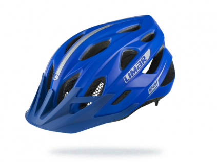 Modrá helma na kolo Limar 545 z uhlu Matt Blue