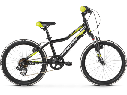 Kross Level mini 2.0 20" 2020 (Black/Lime/Silver glossy)