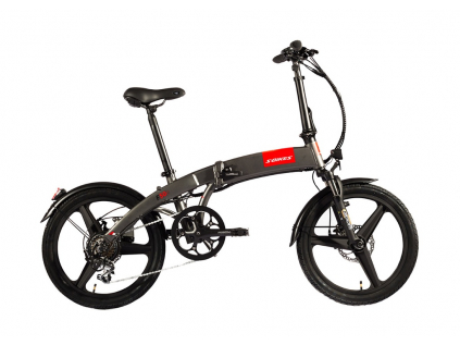 Skládací elektrokolo S-Bikes F50e | Stříbrná