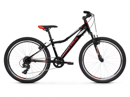 Kross HEXAGON JR 1.0 SR (Black/red/silver) 2021