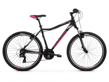 KROSS LEA 1.0 SR 2021 26" (black/raspberry/graphite) | Dámské horské kolo