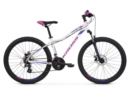 Dívčí kolo 26" | Kross LEA 3.0 2022 | White/violet lesk