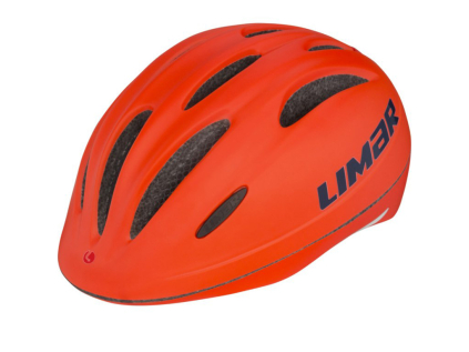 oranzova detska helma limar (matt bright red)1