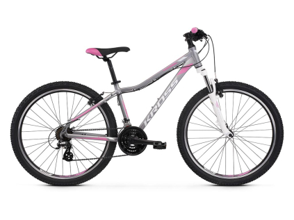 Dámské kolo kross 27,5 | Kross LEA 2.0 SR 2022 | Silver/white/pink