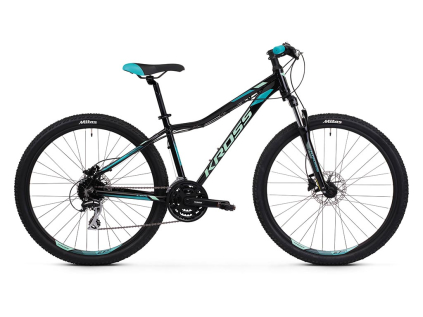 Dámské horské kolo 29 | Kross LEA 5.0 2022 | Black/Turquoise