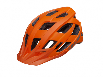 oranžová helma na kolo Limar alben
