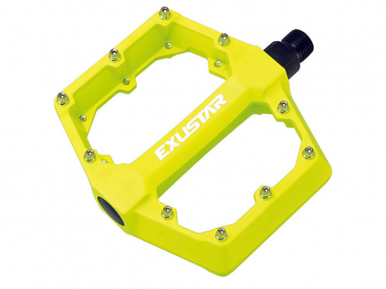 zlute enduro pedaly exustar BP70