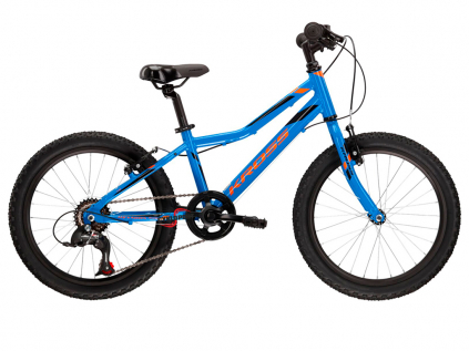 Dětské kolo 20" | KROSS HEXAGON MINI 1.0 | navy-blue-white-orange/lesk | 2022