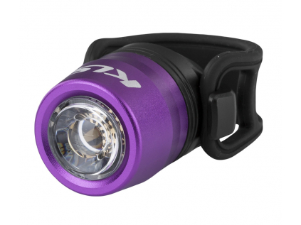 Přední světlo na kolo LED dobíjecí USB IO, purple