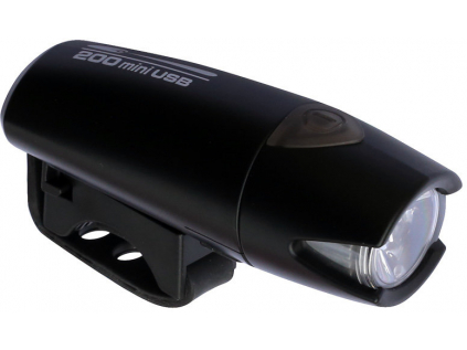 Přední světlo na kolo  SMART 183-USB 200lm Polaris černé