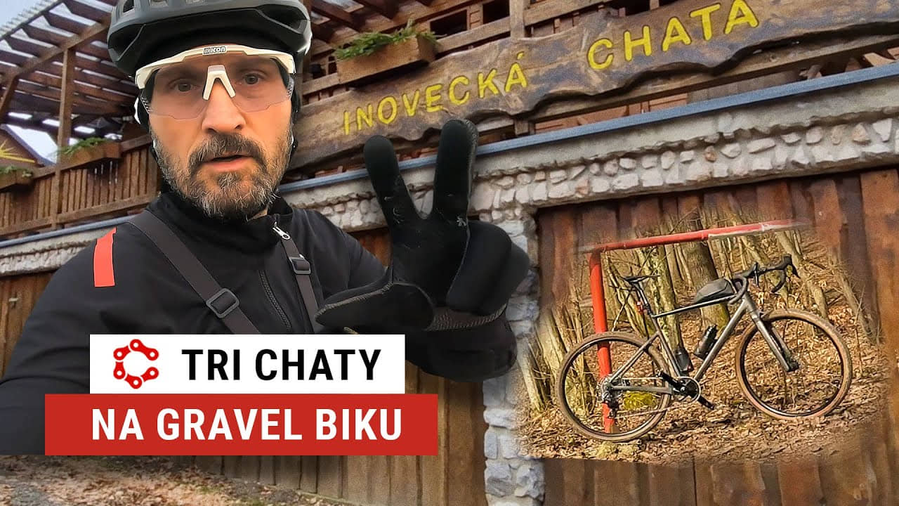 3 chaty v okolí Trenčína na gravel bicykli