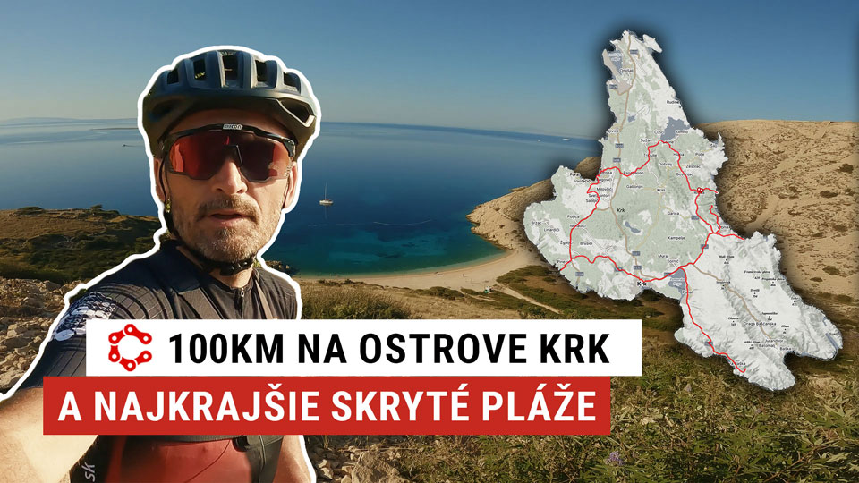 Prešiel som 100km na bicykli na ostrove KRK a našiel tie najkrajšie skryté pláže