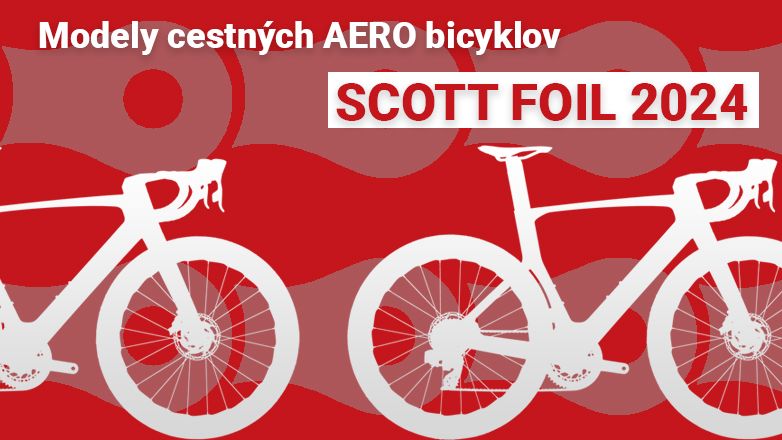 Modely cestných aero bicyklov Scott Foil 2024