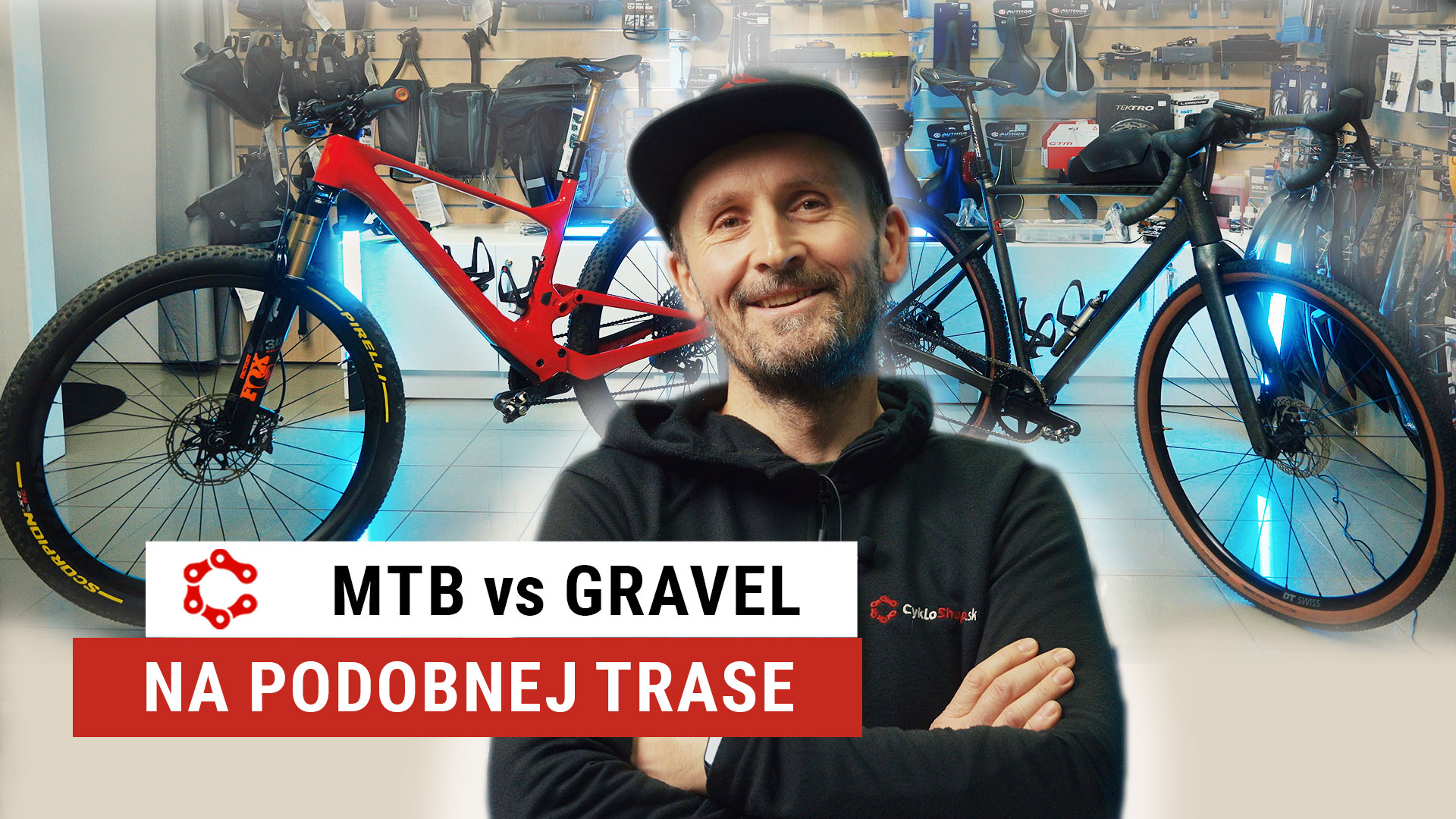 MTB vs GRAVEL na podobnej trase