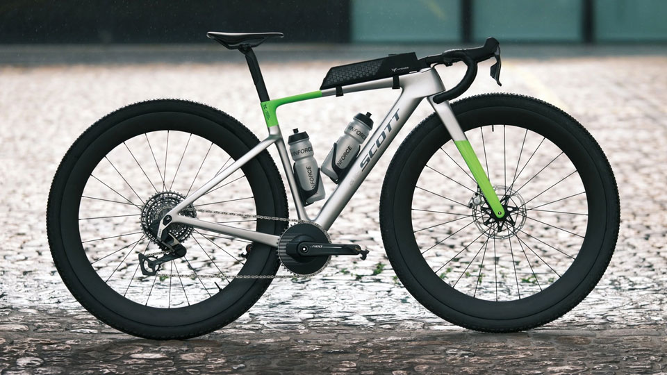 Scott RC Gravel 32″ – aero gravel prototyp na UNBOUND 2026 (32-palcové kolesá)